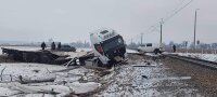 Столкновение грузовика и поезда погиб один человек