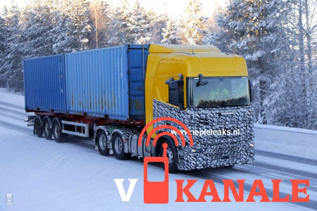 В кадре: Новый нос Scania!