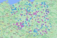 Карта протеста польских фермеров - более 170 блокад в эту пятницу и субботу
