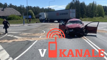 Эстония: Таллинн-Пярну-Икла повреждены фуры из Латвии и Польши, а также легковое авто