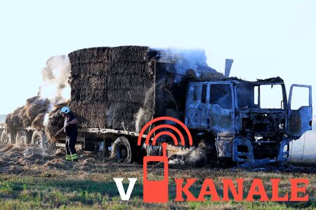 Венгрия: Между Душноком и Миске загорелся грузовик