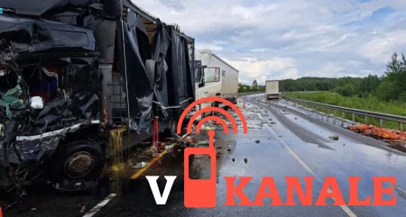 Орловская область: Массовая авария с участием трех грузовиков
