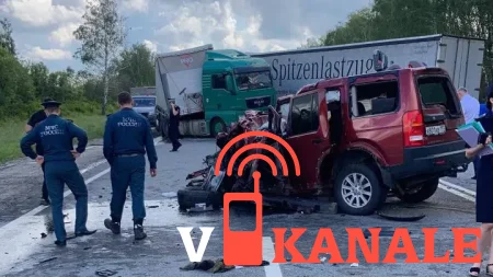 Погибли 8 человек: Микроавтобус, легковушка и грузовики столкнулись под Рязанью